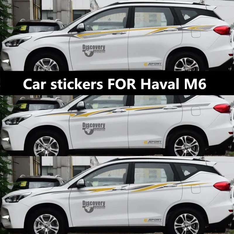 Car stickers FOR Haval M6 Appearance modification stickers Haval M6 sports body color strips Decorative decals
Car stickers FOR Haval M6 Appearance modification stickers Haval M6 sports body color strips Decorative decals