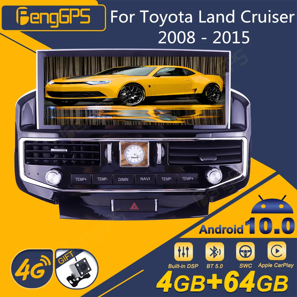 Автомагнитола для Toyota Land Cruiser 2008-2015, Android, 2Din, стереоприемник, Авторадио, мультимедийный плеер, GPS-навигация, экран головного устройства
Автомагнитола для Toyota Land Cruiser 2008-2015, Android, 2Din, стереоприемник, Авторадио, мультимедийный плеер, GPS-навигация, экран головного устройства