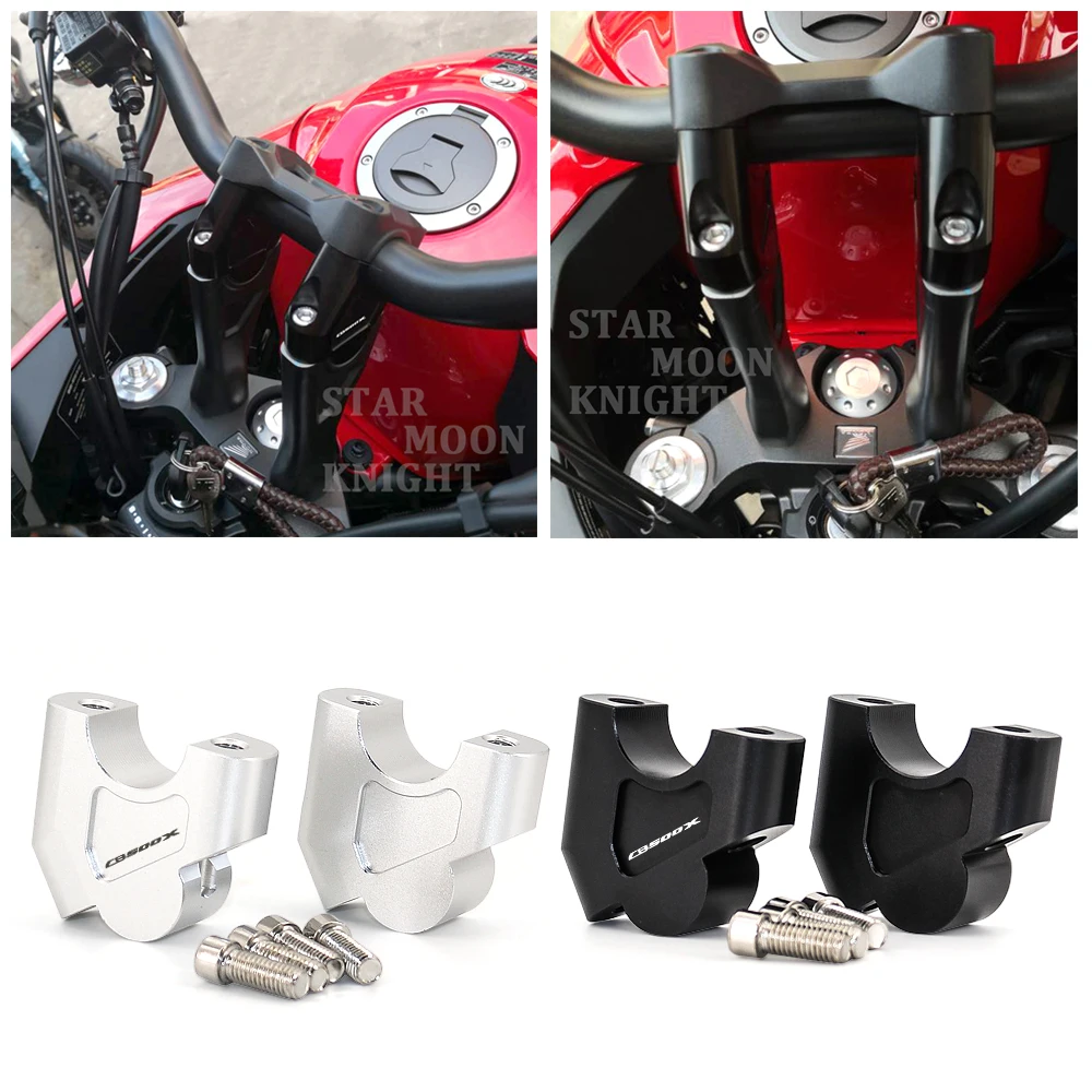 CNC Handle Bar Riser Clamp Extend For Honda CB500X CB 500 X 2020 Motorcycle Handlebar Heightening Move Back
CNC Handle Bar Riser Clamp Extend For Honda CB500X CB 500 X 2020 Motorcycle Handlebar Heightening Move Back