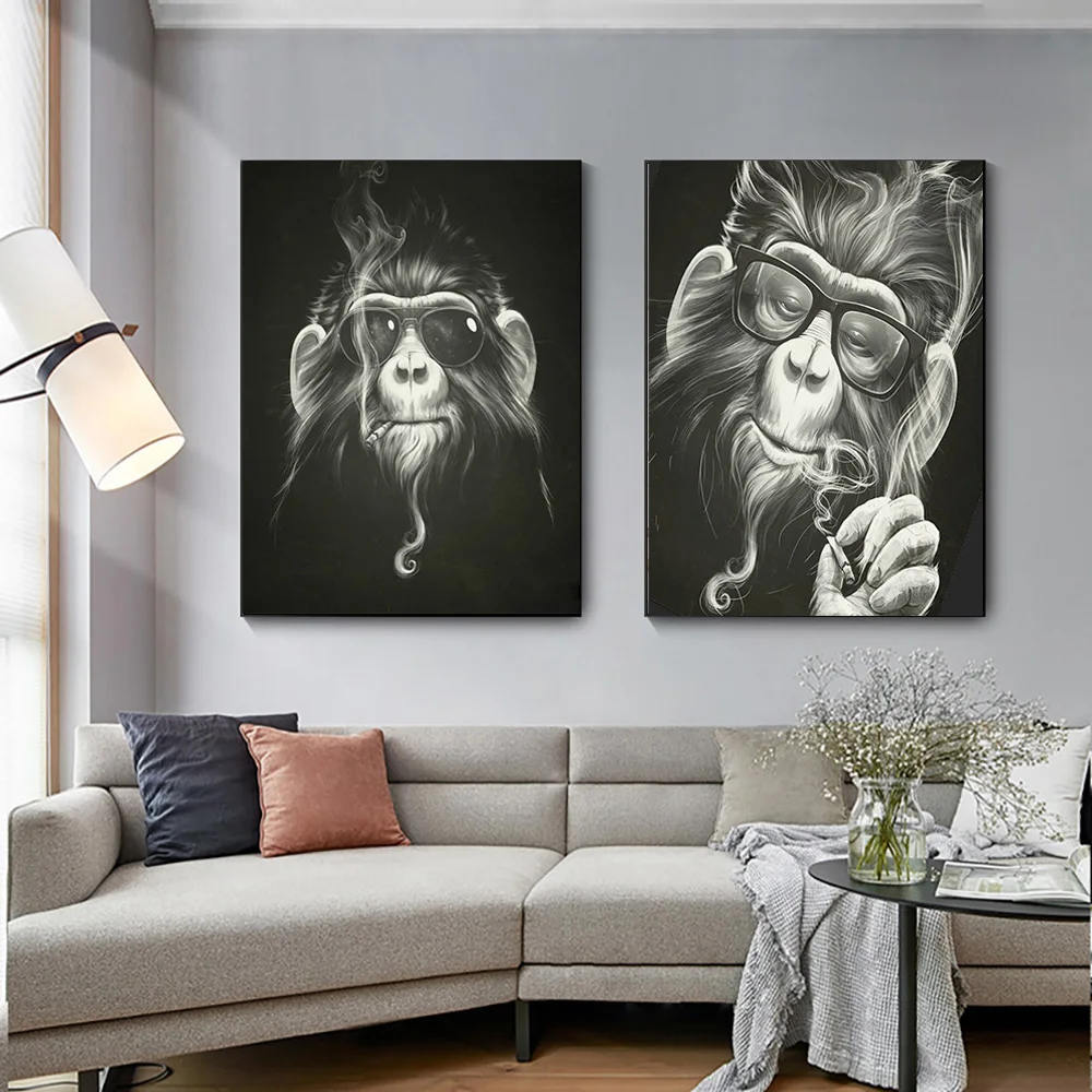 Monkeys Poster Cool Graffiti Street Art Canvas Painting Wall Art For Living Room Home Decor Posters And Prints Wall Decoration
Monkeys Poster Cool Graffiti Street Art Canvas Painting Wall Art For Living Room Home Decor Posters And Prints Wall Decoration