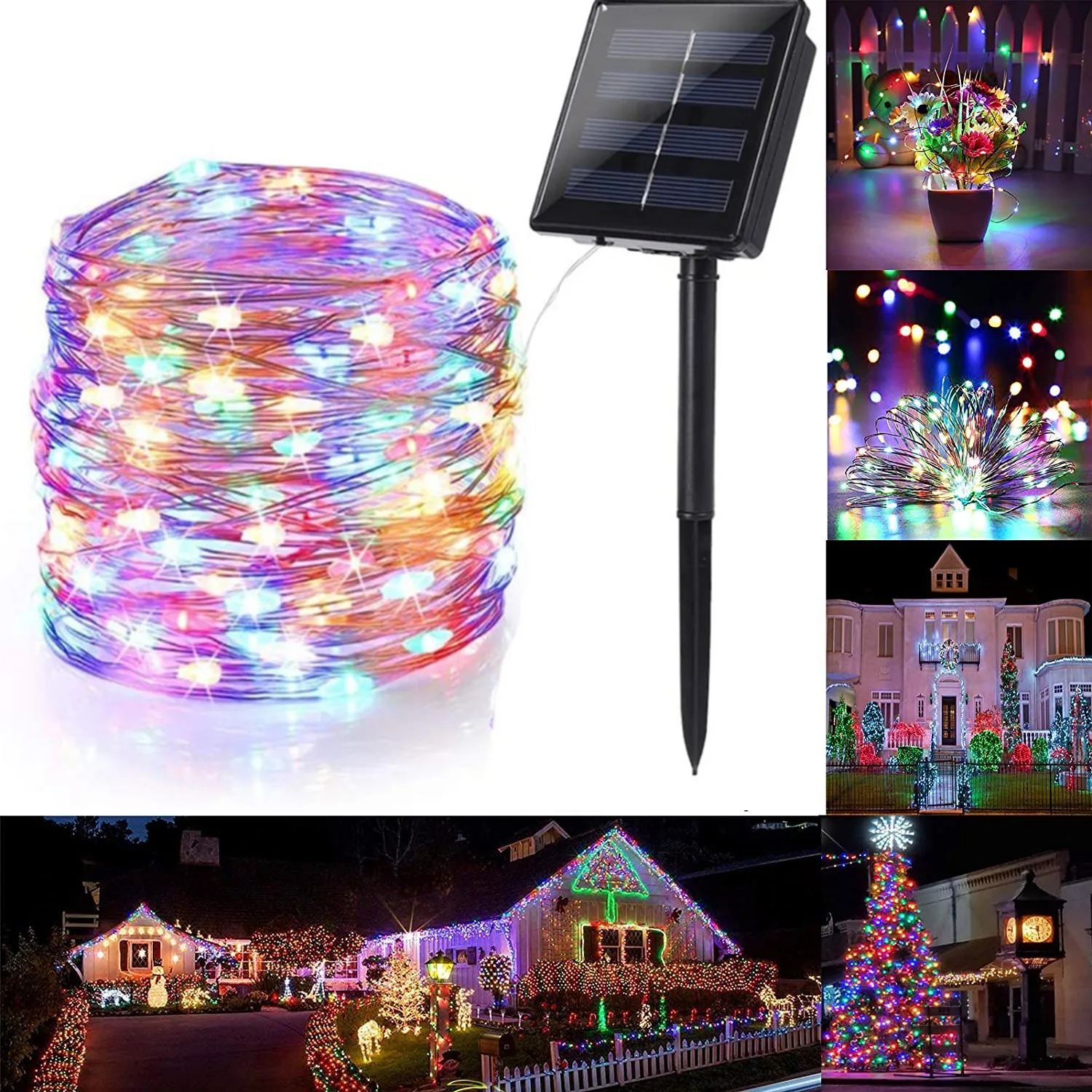 Christmas Decorations Fairy Lights Solar Garland Festoon Led String Light 5/10/20M For Halloween New Year Wedding Party Decor
Christmas Decorations Fairy Lights Solar Garland Festoon Led String Light 5/10/20M For Halloween New Year Wedding Party Decor