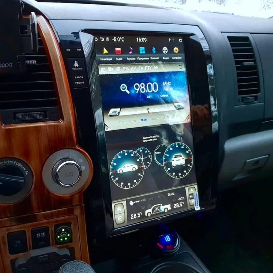 Carplay Tesla Style Android экран Автомобильный мультимедийный для Toyota Tundra 2007-2013 Авторадио Аудио Видео Радио Стерео GPS навигатор 1 Din
Carplay Tesla Style Android экран Автомобильный мультимедийный для Toyota Tundra 2007-2013 Авторадио Аудио Видео Радио Стерео GPS навигатор 1 Din
