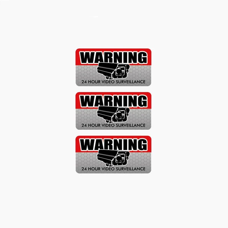 10cm*4cm 3 X WARNING VIDEO SURVEILLANCE Reflective Car Sticker Automobile Motorcycle Accessories Decoration Cover Scratch Decal
10cm*4cm 3 X WARNING VIDEO SURVEILLANCE Reflective Car Sticker Automobile Motorcycle Accessories Decoration Cover Scratch Decal