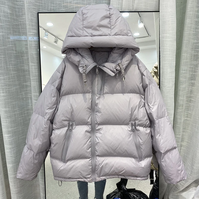 Down Jacket Women Full Sleeve Solid Loose Hooded Down Coat Women Nice Winter Thicken Warm Lightweight Outwear Female LD2551
Down Jacket Women Full Sleeve Solid Loose Hooded Down Coat Women Nice Winter Thicken Warm Lightweight Outwear Female LD2551