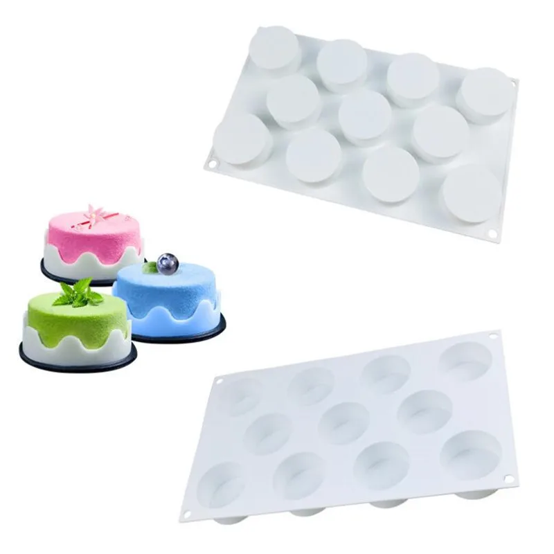 Multi Holes Cylindrical French Mousse Silicone Cake Mold DIY Baking Mold Silicone Fondant Muffin Moule Cookie Baking Tool
Multi Holes Cylindrical French Mousse Silicone Cake Mold DIY Baking Mold Silicone Fondant Muffin Moule Cookie Baking Tool