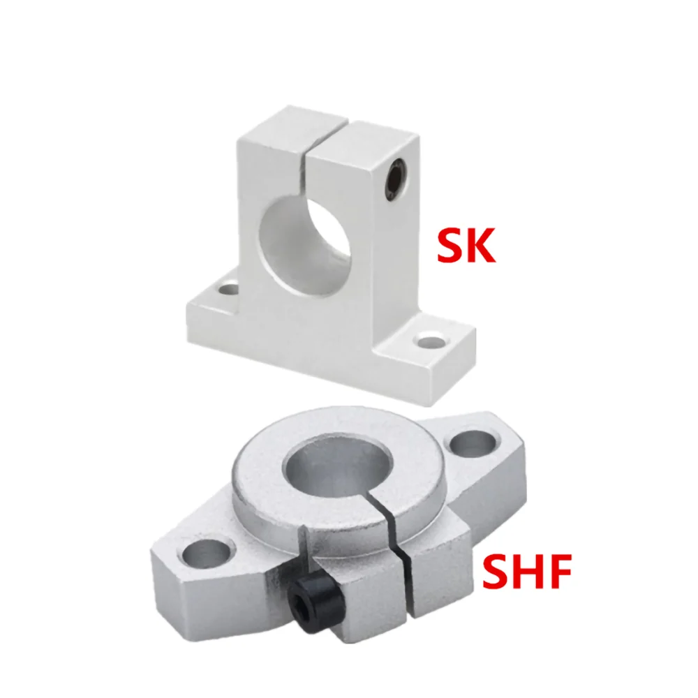 1Pcs Dia 8mm-60mm Linear Ball Bearing Rail/Shaft/Rod Support Block SK/SHF For CNC 3D Printer
1Pcs Dia 8mm-60mm Linear Ball Bearing Rail/Shaft/Rod Support Block SK/SHF For CNC 3D Printer