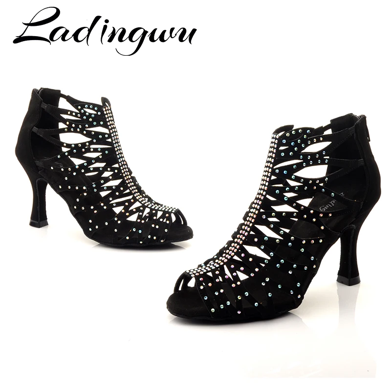 Ladingwu Suede Latin Dance Shoes Boots Female Laser Rhinestone Dance Shoes Adult Girls Ballroom Tango Latin Shoes Dancing Boots
Ladingwu Suede Latin Dance Shoes Boots Female Laser Rhinestone Dance Shoes Adult Girls Ballroom Tango Latin Shoes Dancing Boots