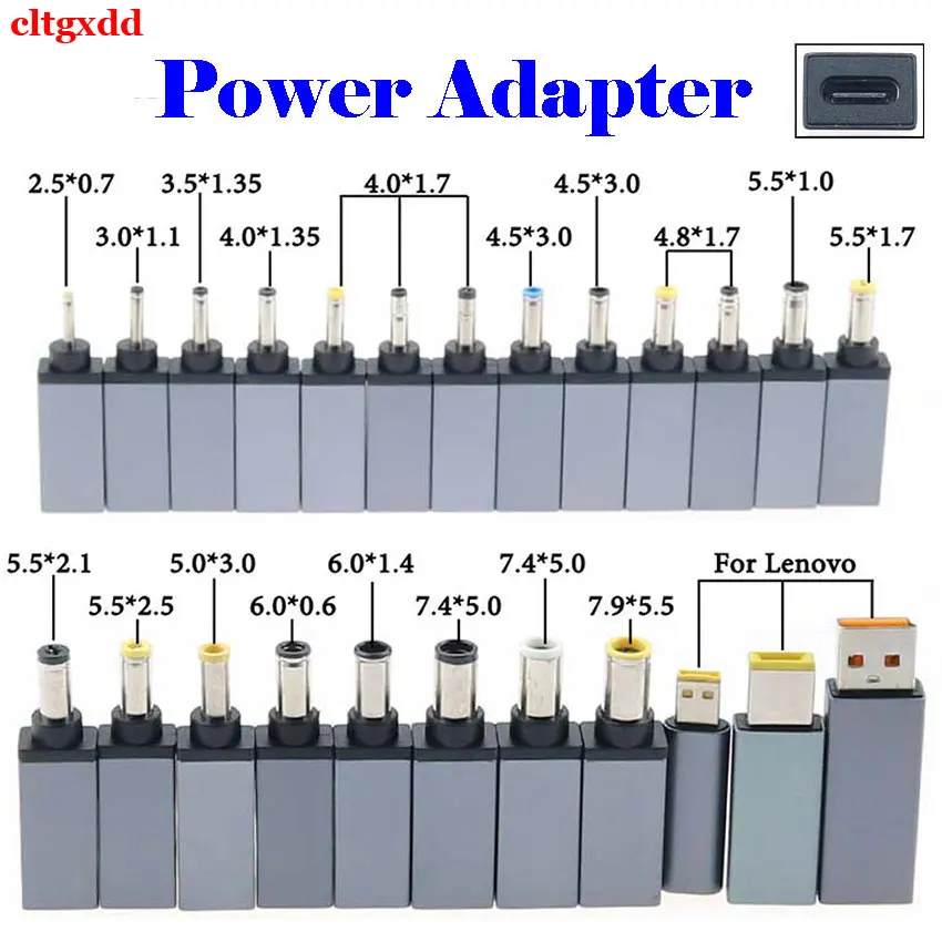 1PCS Power Adapter USB DC Plug Type C Female to Universal Jack Converter FOR Lenovo ASUS Dell HP Notebook Charger
1PCS Power Adapter USB DC Plug Type C Female to Universal Jack Converter FOR Lenovo ASUS Dell HP Notebook Charger