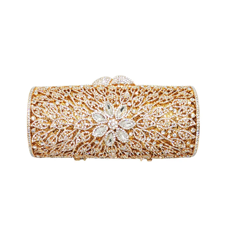Luxury Jewelly Purse Opal Flower Shape Women Gold Crystal Clutch Hard Metal Diamond Wallet Bridal Wedding Evening Bags
Luxury Jewelly Purse Opal Flower Shape Women Gold Crystal Clutch Hard Metal Diamond Wallet Bridal Wedding Evening Bags