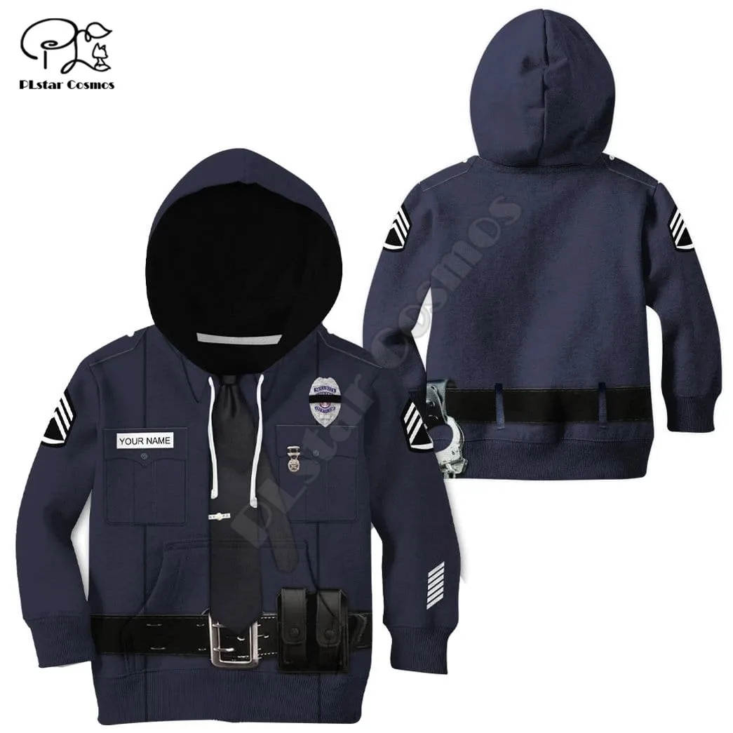 Police Custom Children zipper coat Long Sleeve Pullover Cartoon Sweatshirt Tracksuit Hooded/family t shirts
Police Custom Children zipper coat Long Sleeve Pullover Cartoon Sweatshirt Tracksuit Hooded/family t shirts
