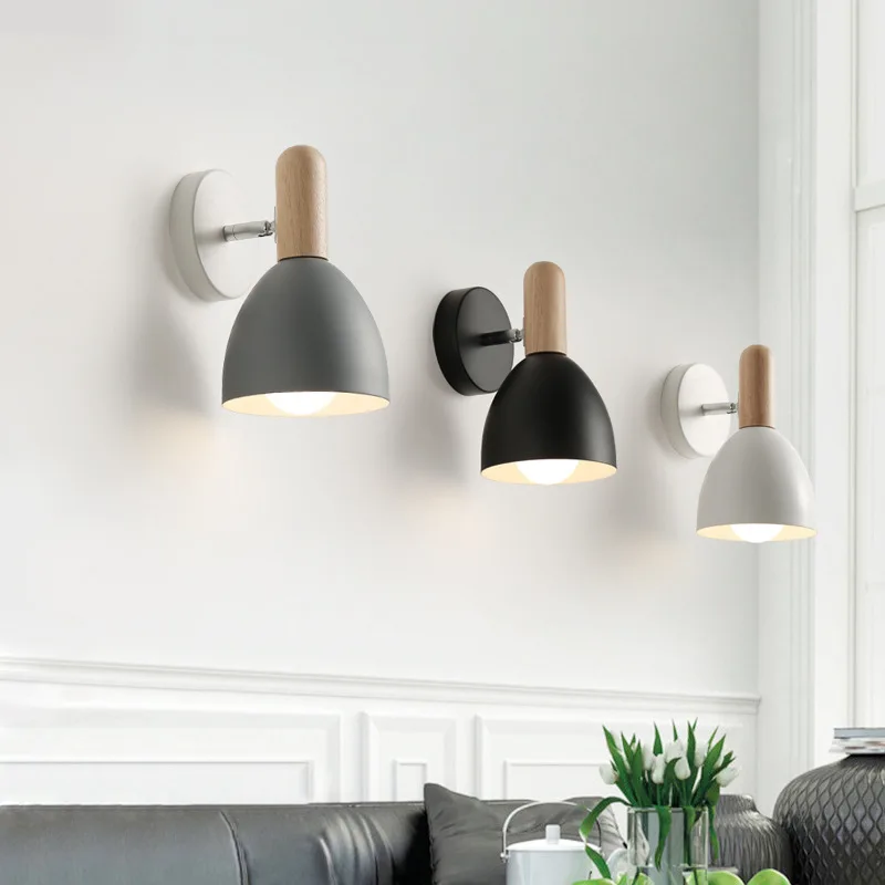 Nordic Iron Wood Wall Lamp Bedroom Bedside Modern Led Wall Lights for Living Room Bathroom Mirror Light Fixtures Home Loft Decor
Nordic Iron Wood Wall Lamp Bedroom Bedside Modern Led Wall Lights for Living Room Bathroom Mirror Light Fixtures Home Loft Decor