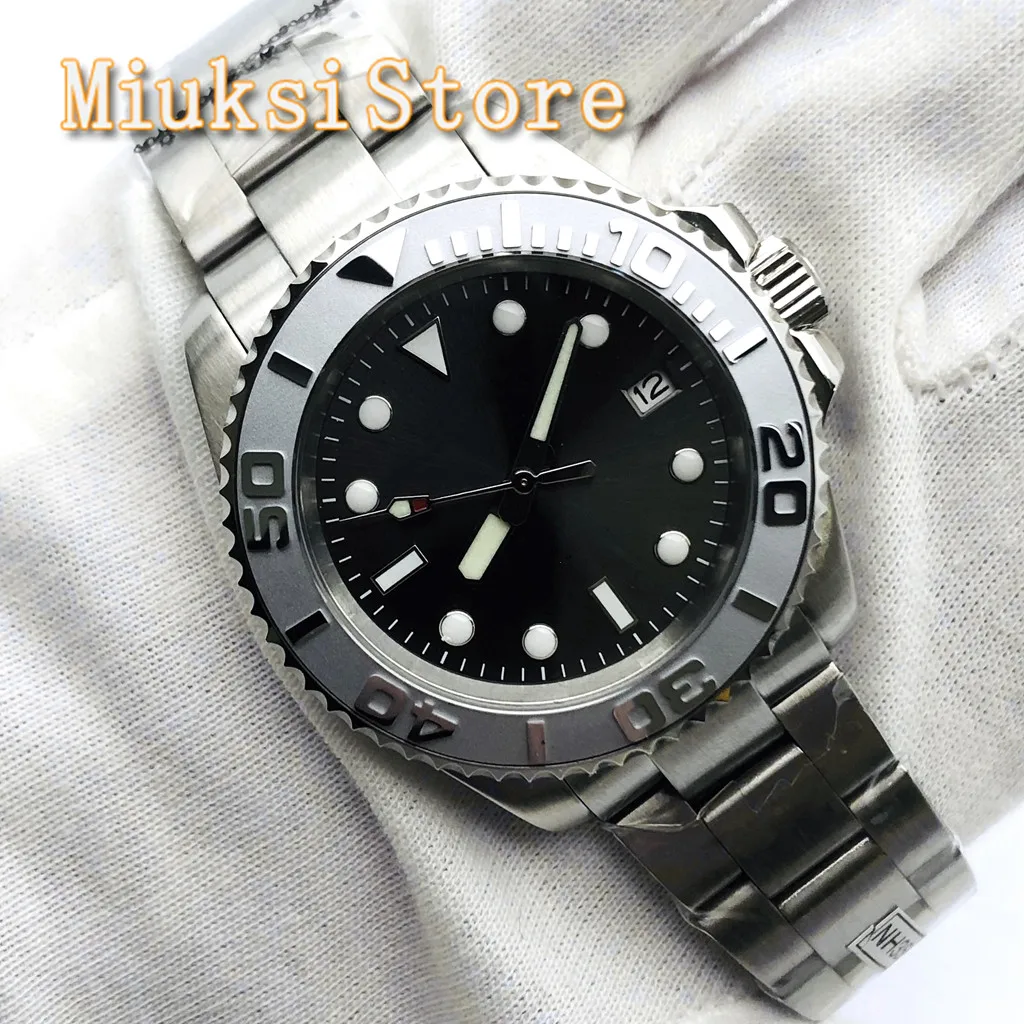 BLIGER 40mm Men's Sterile Top Mechanical Watch Sapphire Glass Gray Ceramic Bezel Dark Gray Dial Luminous Automatic Watch
BLIGER 40mm Men's Sterile Top Mechanical Watch Sapphire Glass Gray Ceramic Bezel Dark Gray Dial Luminous Automatic Watch