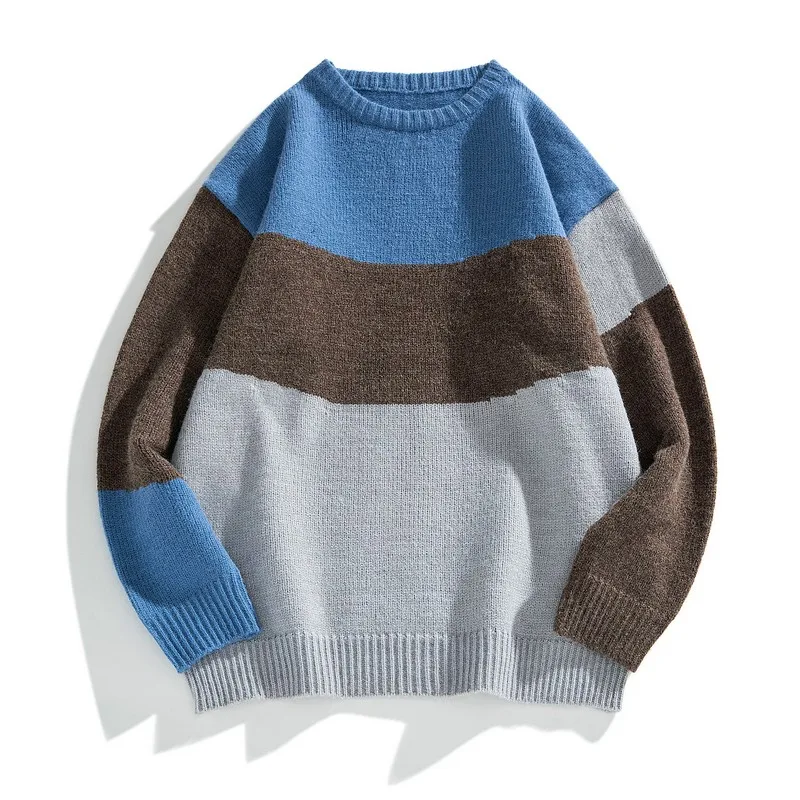 2021 Men Patchwork Sweaters Mens Warm Knitwear Sweater Male Round Collar Cotton Casual Pullovers 3XL
2021 Men Patchwork Sweaters Mens Warm Knitwear Sweater Male Round Collar Cotton Casual Pullovers 3XL