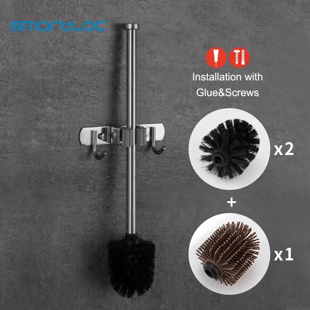 smartloc Wall Hanging Toilet Brush With Holder Spare Brush TPR Brush Trump Toilet Brush Holder WC Brush Toilet Accessories
smartloc Wall Hanging Toilet Brush With Holder Spare Brush TPR Brush Trump Toilet Brush Holder WC Brush Toilet Accessories