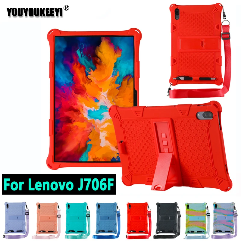 Детский безопасный противоударный силиконовый чехол для планшета Lenovo J706F 11,5 дюйма со съемной подставкой и плечевым ремнем для планшета Lenovo Pad
Детский безопасный противоударный силиконовый чехол для планшета Lenovo J706F 11,5 дюйма со съемной подставкой и плечевым ремнем для планшета Lenovo Pad