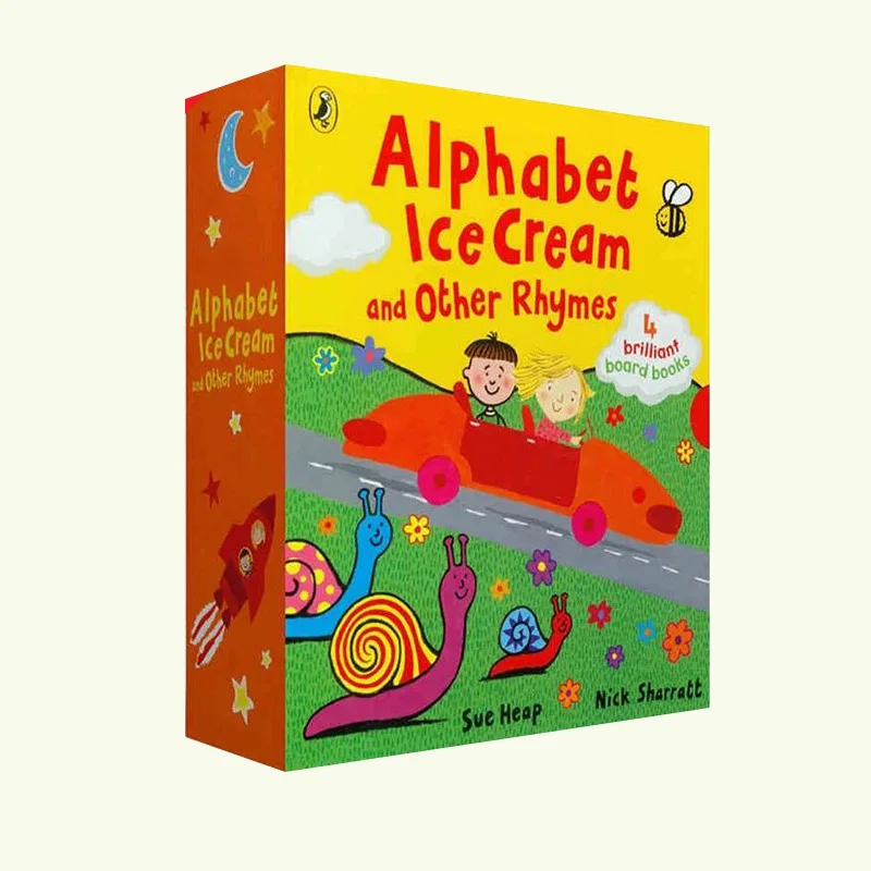 4 Books/Set Alphabet Ice Cream and Other Rhymes Book Chinese English Book Children kids book
4 Books/Set Alphabet Ice Cream and Other Rhymes Book Chinese English Book Children kids book