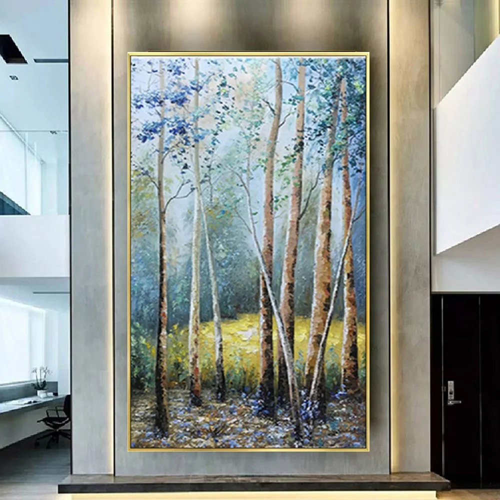 100% Hand-Painted Oil Painting Modern Knife Poster Interior Hang Mural Canvas Drawing Woods Porch Corridor Home Decor Wall Art
100% Hand-Painted Oil Painting Modern Knife Poster Interior Hang Mural Canvas Drawing Woods Porch Corridor Home Decor Wall Art