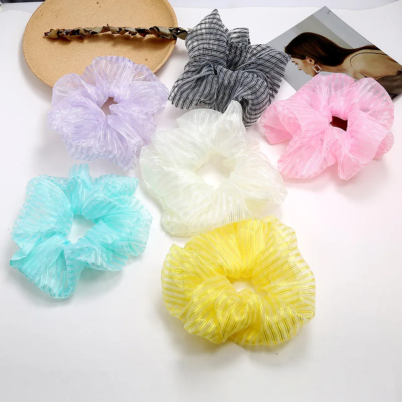 1Pcs Women Stripe Fabric Scrunchie Elastic Handmade Multicolor Hair Band Ponytail Holder Headband Accessories
1Pcs Women Stripe Fabric Scrunchie Elastic Handmade Multicolor Hair Band Ponytail Holder Headband Accessories