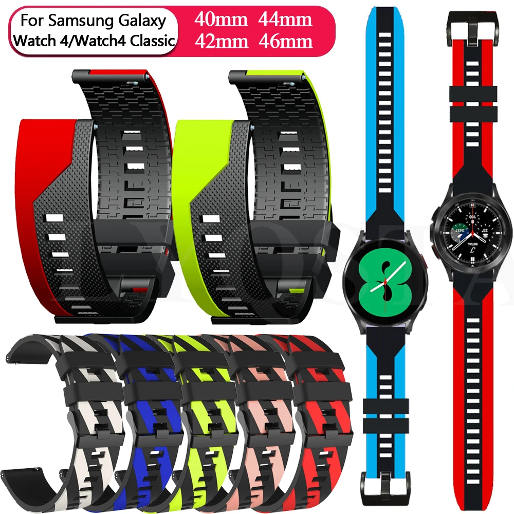 Ремешок 20 мм для Samsung Galaxy watch 4 classic 42 мм 46 мм, силиконовый спортивный браслет для Galaxy Watch 4 5 40 44 мм 5 pro 45 мм
Ремешок 20 мм для Samsung Galaxy watch 4 classic 42 мм 46 мм, силиконовый спортивный браслет для Galaxy Watch 4 5 40 44 мм 5 pro 45 мм