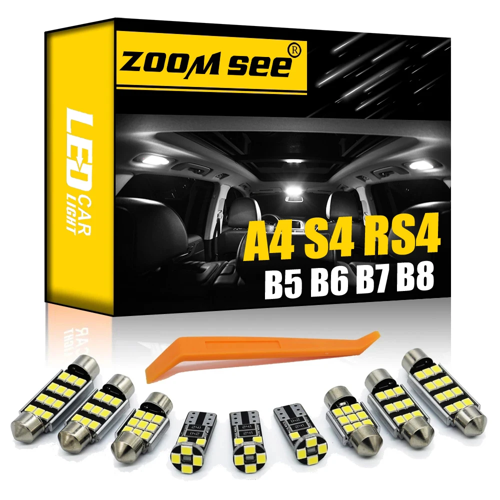 Perfect White Canbus Error Free LED bulb interior dome map overhead light Kit for Audi A4 S4 RS4 B5 B6 B7 B8 ( 1996 - 2015 )
Perfect White Canbus Error Free LED bulb interior dome map overhead light Kit for Audi A4 S4 RS4 B5 B6 B7 B8 ( 1996 - 2015 )