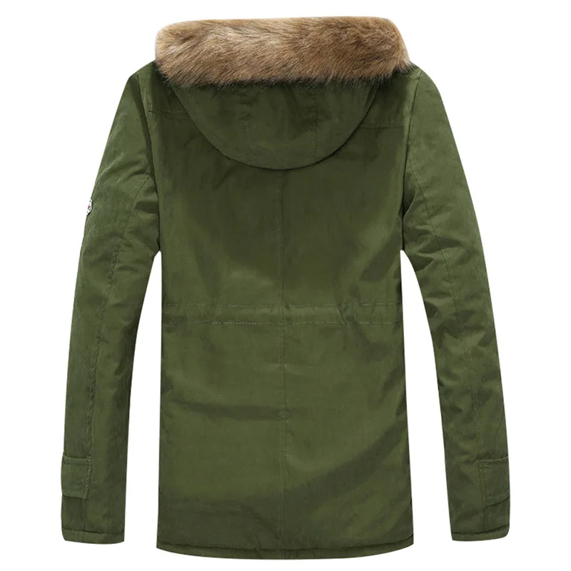 Fashion Coats Windbreaker Thick Hombre Parkas Winter Jackets Slim Men's Parkas Overcoat Mid-long Hats Casual Windproof
Fashion Coats Windbreaker Thick Hombre Parkas Winter Jackets Slim Men's Parkas Overcoat Mid-long Hats Casual Windproof