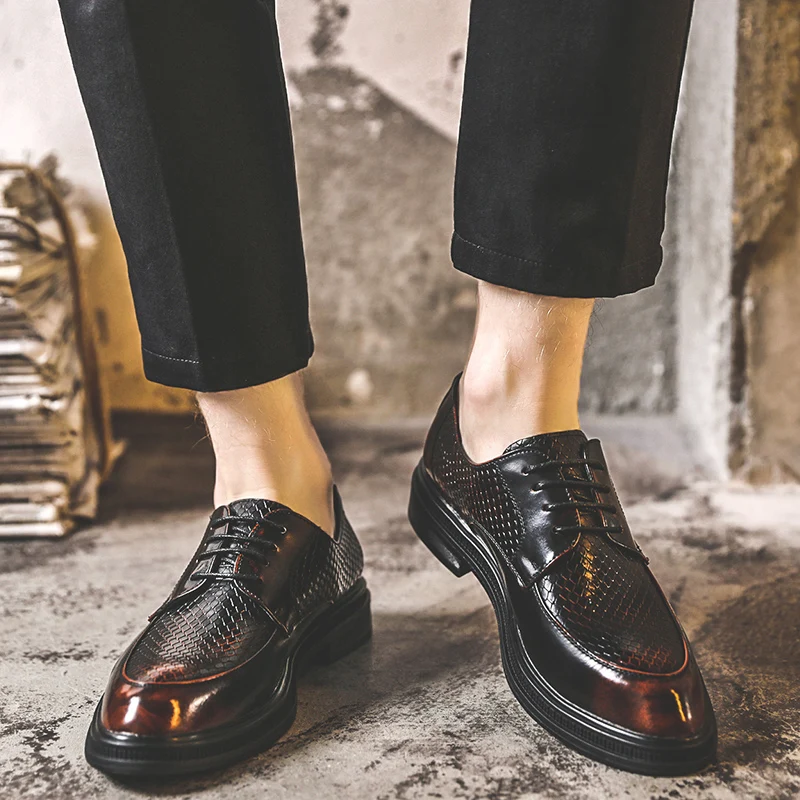 Men Shoes Formal Dress Casual Leather Shoes Business Wedding Loafers Designer Brogue Office Shoes
Men Shoes Formal Dress Casual Leather Shoes Business Wedding Loafers Designer Brogue Office Shoes