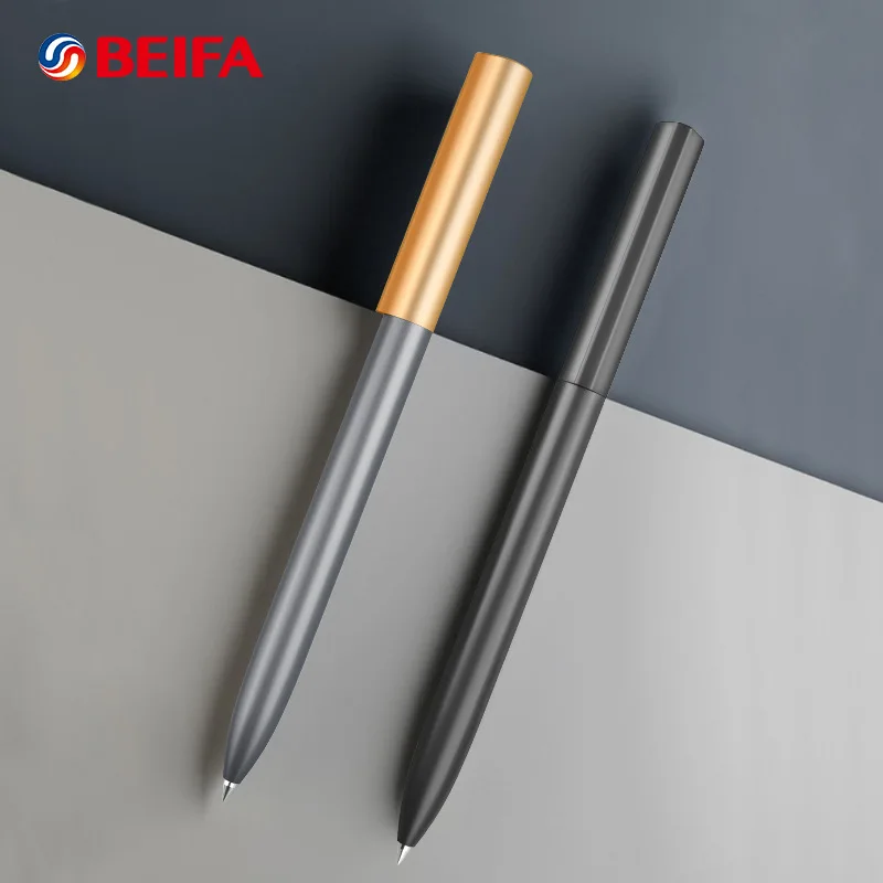 BEIFA Rotating Metal Gel Pens 0.5MM Aluminum Alloy Business Pen Pучка Caneta Office School Student Stationery Supplies
BEIFA Rotating Metal Gel Pens 0.5MM Aluminum Alloy Business Pen Pучка Caneta Office School Student Stationery Supplies
