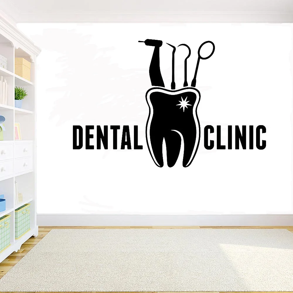 Dental Clinic Sign Wall Sticker Waterproof Removeable DIY Wall Decal Design Dentist Vinyl Window Stickers Decor Y109
Dental Clinic Sign Wall Sticker Waterproof Removeable DIY Wall Decal Design Dentist Vinyl Window Stickers Decor Y109