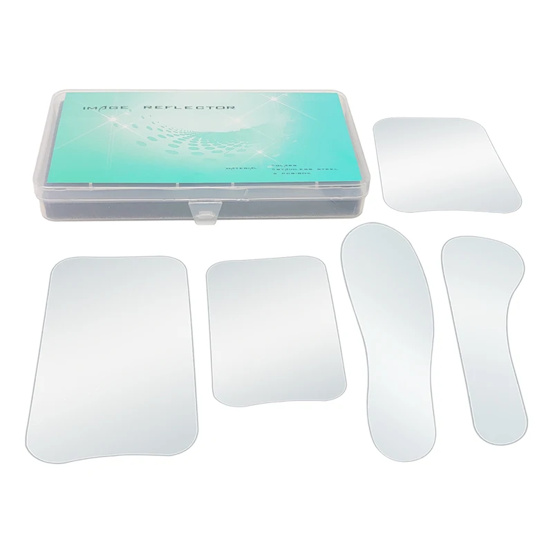 5pcs Dental Double-side Mirrors Stainless Steel Orthodontic Intraoral Photography Reflective Mirrors Dentist Tools
5pcs Dental Double-side Mirrors Stainless Steel Orthodontic Intraoral Photography Reflective Mirrors Dentist Tools