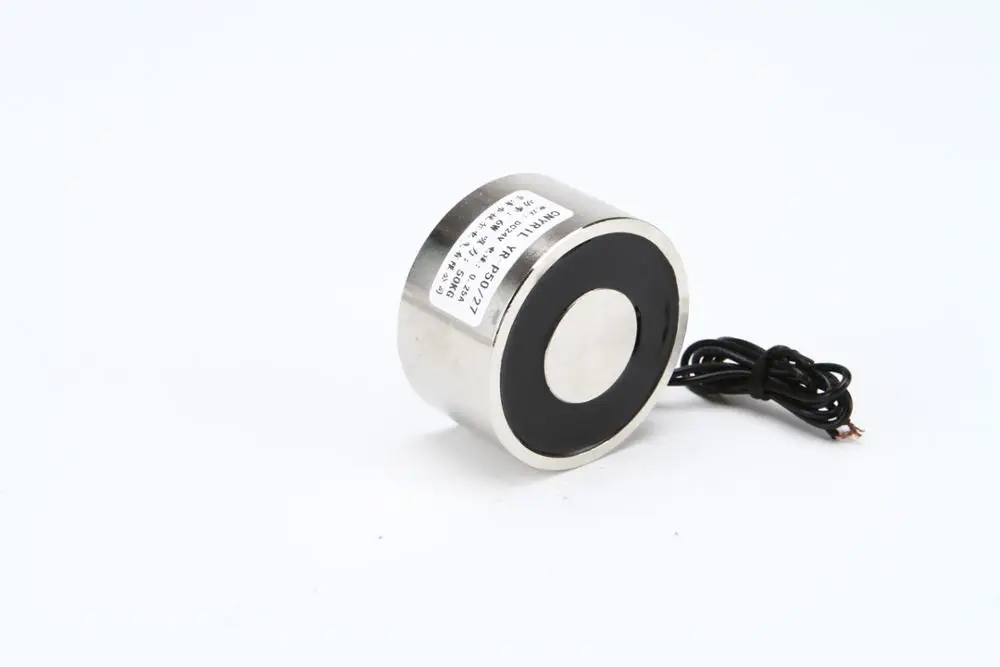 YR-P50/27 suction cup electromagnet 80KG DC suction cup DC12V24V36V48V can do AC 220V
YR-P50/27 suction cup electromagnet 80KG DC suction cup DC12V24V36V48V can do AC 220V