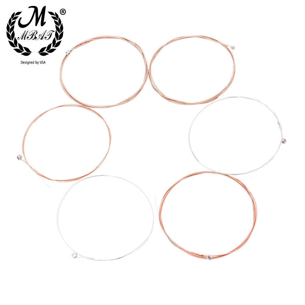 M MBAT A101 6Pcs/Set Acoustic Guitar Strings Quality Stainless Steel Wire Guitar Strings, Stringed Instrument Accessories
M MBAT A101 6Pcs/Set Acoustic Guitar Strings Quality Stainless Steel Wire Guitar Strings, Stringed Instrument Accessories