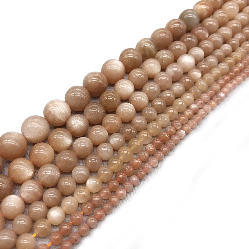 Natural Orange Moonstone Smooth Round Loose Beads for Accessories Jewelry Making Fit DIY Bracelet Wholesale
Natural Orange Moonstone Smooth Round Loose Beads for Accessories Jewelry Making Fit DIY Bracelet Wholesale