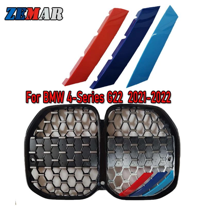 ZEMAR 3pcs ABS For BMW G22 4 Series 2021 2022 Car Racing Grille Strip Trim Clip M Power Performance Car-Styling Accessories
ZEMAR 3pcs ABS For BMW G22 4 Series 2021 2022 Car Racing Grille Strip Trim Clip M Power Performance Car-Styling Accessories