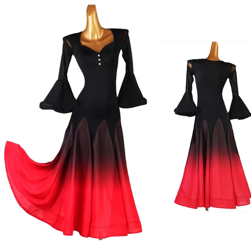 Ballroom Dance Dresses foxtrot Dancing Skirt Women Stage Waltz Ballroom Dress gradient color MQ269
Ballroom Dance Dresses foxtrot Dancing Skirt Women Stage Waltz Ballroom Dress gradient color MQ269