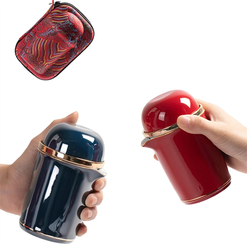 one pot + one infuser cup + four tea cups + one portable bag car travel tea set Chinese porcelain office cup with lid on sales
one pot + one infuser cup + four tea cups + one portable bag car travel tea set Chinese porcelain office cup with lid on sales