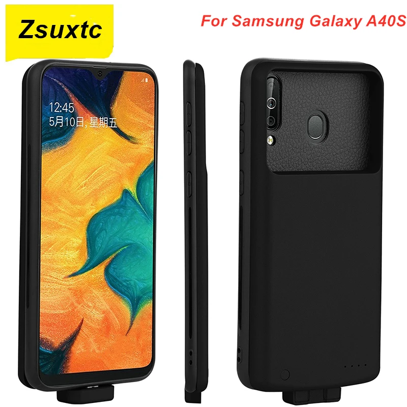 Чехол для Samsung Galaxy A40S, чехол для аккумулятора A40S 5000 мАч, чехол для зарядного устройства, чехол для смартфона, внешний аккумулятор для Samsung Galaxy A40S, чехол для аккумулятора
Чехол для Samsung Galaxy A40S, чехол для аккумулятора A40S 5000 мАч, чехол для зарядного устройства, чехол для смартфона, внешний аккумулятор для Samsung Galaxy A40S, чехол для аккумулятора
