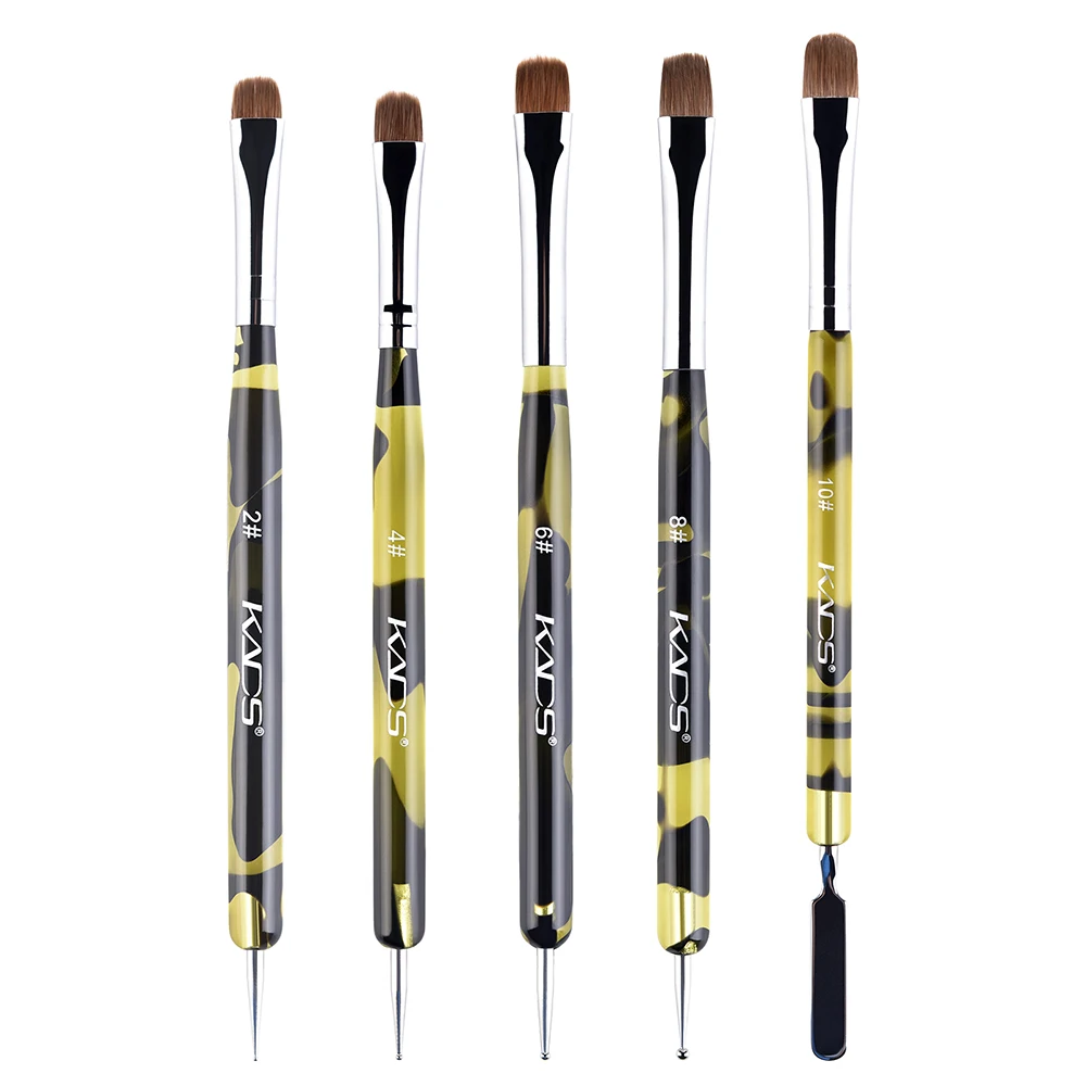 KADS 2 Way Kolinsky Brush Acrylic Professional French Manicure Brush Nail Art Brush Nail Dotting Pen Stirring Rod Stick 2-10#
KADS 2 Way Kolinsky Brush Acrylic Professional French Manicure Brush Nail Art Brush Nail Dotting Pen Stirring Rod Stick 2-10#