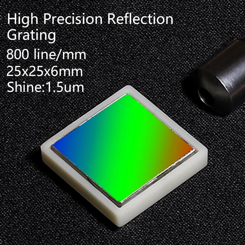 Plane reflection grating high-precision grate 800 lines 25x25x6mm optical instrument Optical module Spectrophotometer
Plane reflection grating high-precision grate 800 lines 25x25x6mm optical instrument Optical module Spectrophotometer