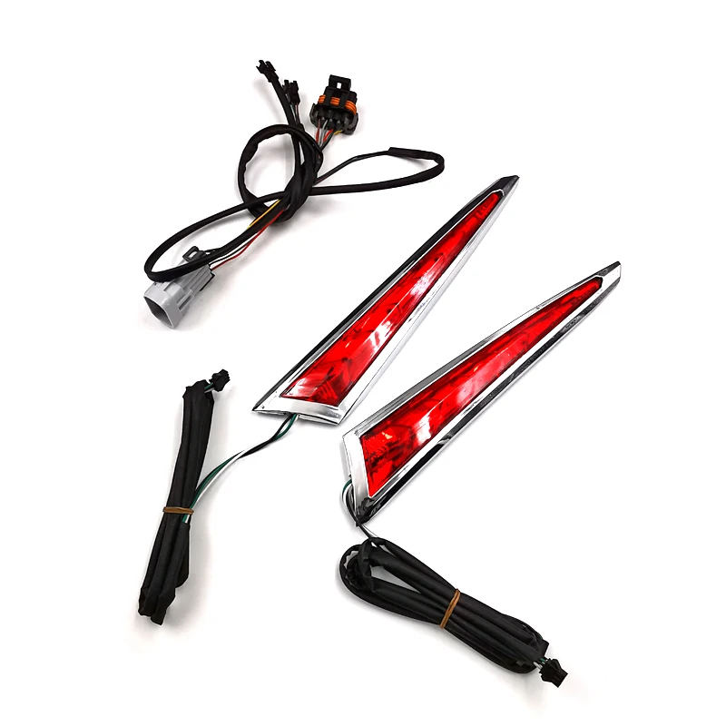 ABS Motorcycle Saber Tooth Rear Saddlebag Side LED Brake Lights For Victory Cross Country Tour 2010-2017 & Cross Roads Hard-Ball
ABS Motorcycle Saber Tooth Rear Saddlebag Side LED Brake Lights For Victory Cross Country Tour 2010-2017 & Cross Roads Hard-Ball