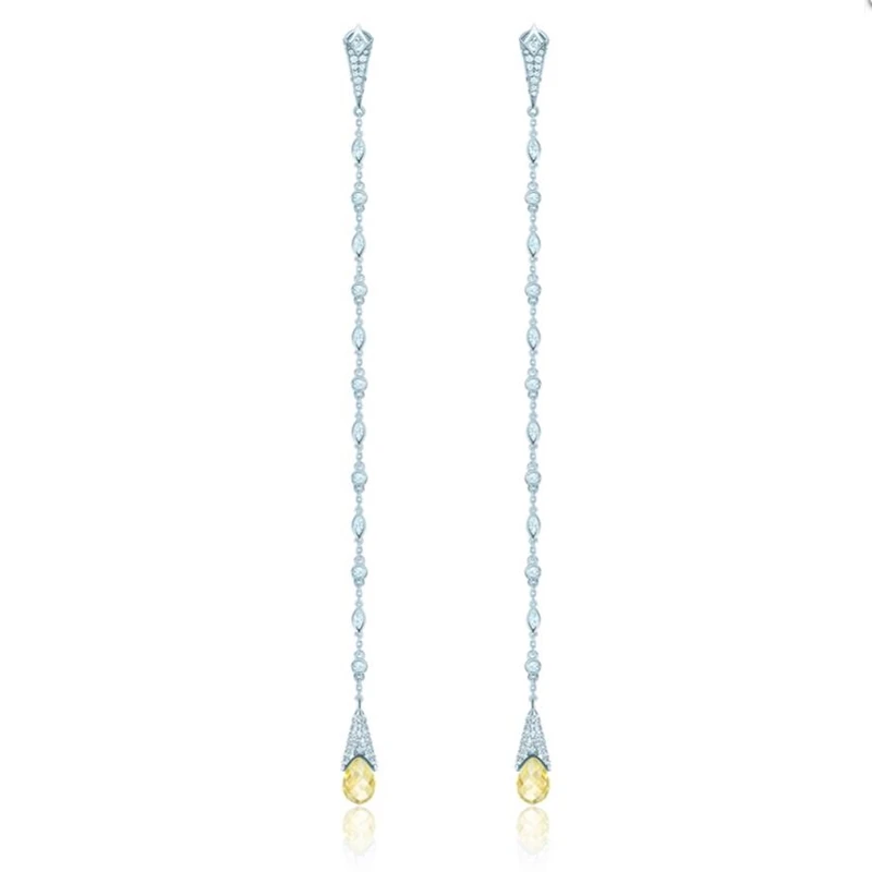 Drop Earring 925 Sterling Silver Jewelry New Women Gift Zircon Party Europe style Tassel Earring Wedding Fine Jewelry Waterdrop
Drop Earring 925 Sterling Silver Jewelry New Women Gift Zircon Party Europe style Tassel Earring Wedding Fine Jewelry Waterdrop