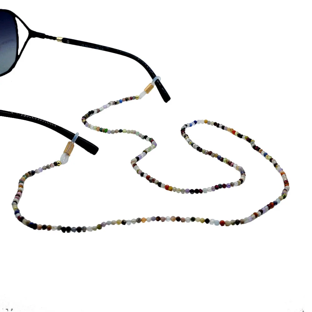 SAUDADE Color Crystal Glasses Chain Natural Crystal Handmade Sunglasses Accessories Myopia Glasses Chain Mom Gift
SAUDADE Color Crystal Glasses Chain Natural Crystal Handmade Sunglasses Accessories Myopia Glasses Chain Mom Gift