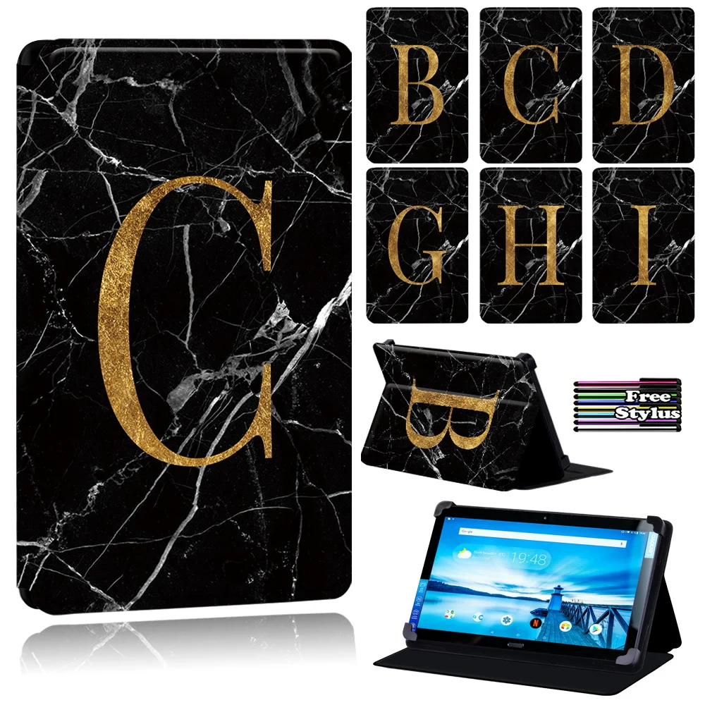 Cover Case for Lenovo Tab P10/Lenovo Smart Tab P10 10.1 " - Black Marble Letter Leather Anti-fall Stand Tablet Cover Case + Pen
Cover Case for Lenovo Tab P10/Lenovo Smart Tab P10 10.1 " - Black Marble Letter Leather Anti-fall Stand Tablet Cover Case + Pen