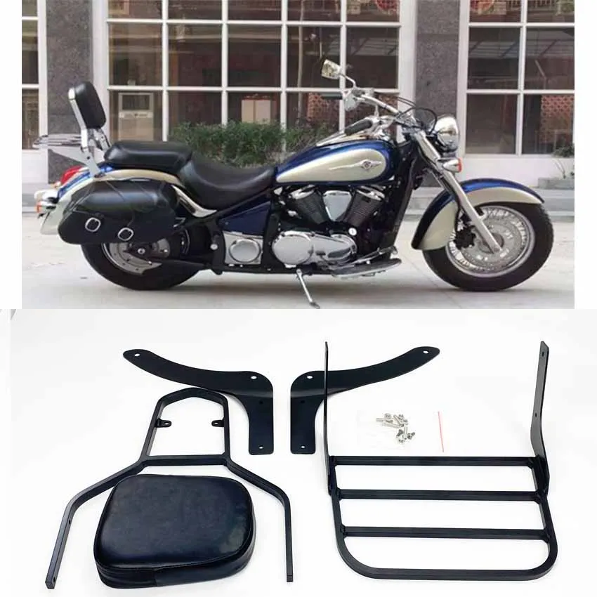 Motorcycle Detachable Passenger Backrest Sissy Bar Luggage Rack For Kawasaki Vulcan VN 900 VN900
Motorcycle Detachable Passenger Backrest Sissy Bar Luggage Rack For Kawasaki Vulcan VN 900 VN900