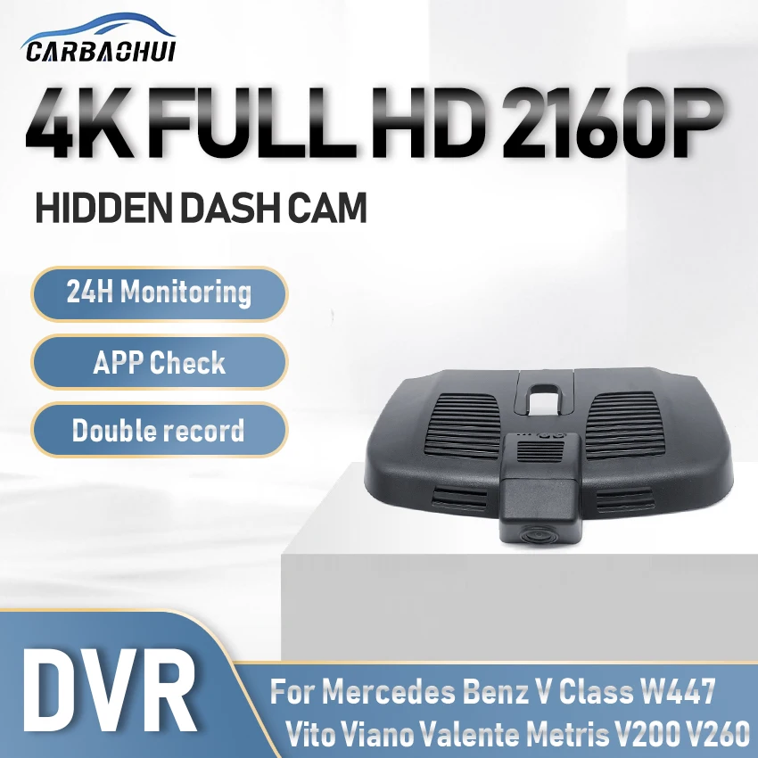 4K 2160P Car DVR Dash Cam Camera Wifi Driving Video Recorder For Mercedes Benz V Class W447 Vito Viano Valente Metris V200 V260
4K 2160P Car DVR Dash Cam Camera Wifi Driving Video Recorder For Mercedes Benz V Class W447 Vito Viano Valente Metris V200 V260