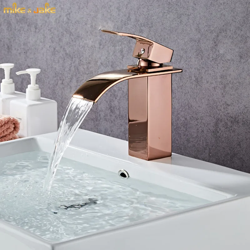Rose gold bathroom basin faucet hot and cold rose gold tap basin sink rose tap bathroom gold square waterfall mixer
Rose gold bathroom basin faucet hot and cold rose gold tap basin sink rose tap bathroom gold square waterfall mixer