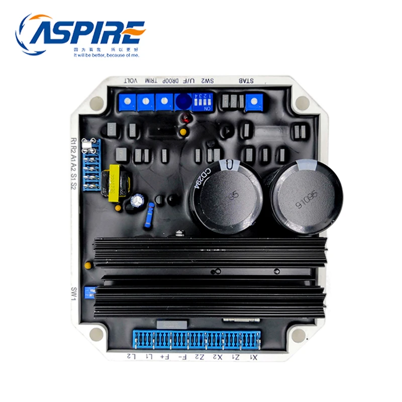 Aspire VR08 Стабильный универсальный AVR SX460 AS440 GAVR для бесщеточного генератора автоматический регулятор напряжения с функцией опадения
Aspire VR08 Стабильный универсальный AVR SX460 AS440 GAVR для бесщеточного генератора автоматический регулятор напряжения с функцией опадения