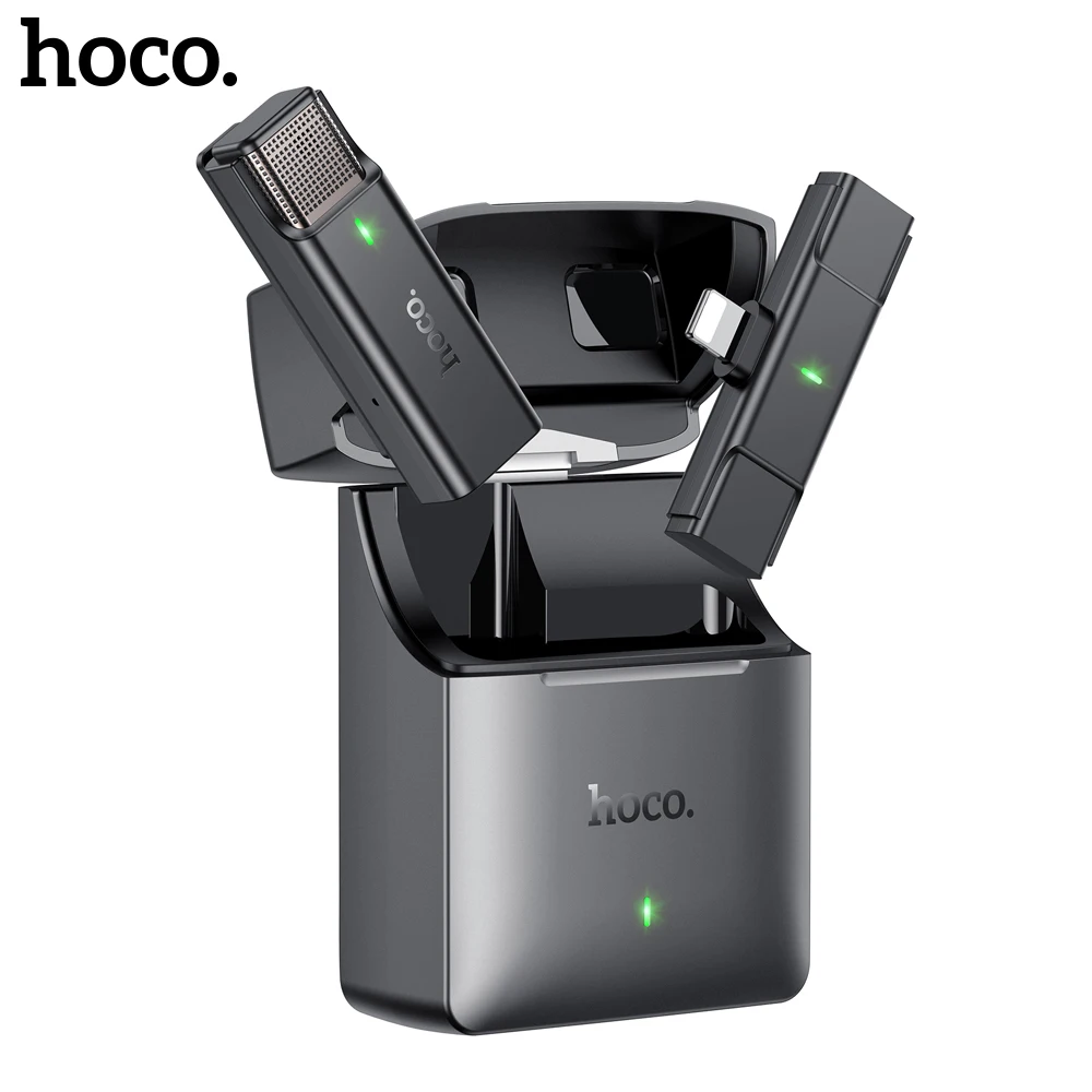Hoco Portable Lavalier Wireless Microphone Video Recording Mini Mic For iPhone Android Live Broadcast Vlog Online Class Micropho
Hoco Portable Lavalier Wireless Microphone Video Recording Mini Mic For iPhone Android Live Broadcast Vlog Online Class Micropho