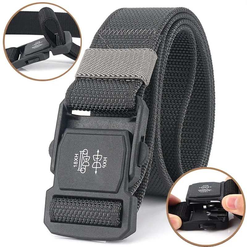 Belt 125cm Plastic Magnetic Buckle Quick Unlock Nylon Wearproof Waistband Outdoor Hiking Climbing Training Belt
Belt 125cm Plastic Magnetic Buckle Quick Unlock Nylon Wearproof Waistband Outdoor Hiking Climbing Training Belt