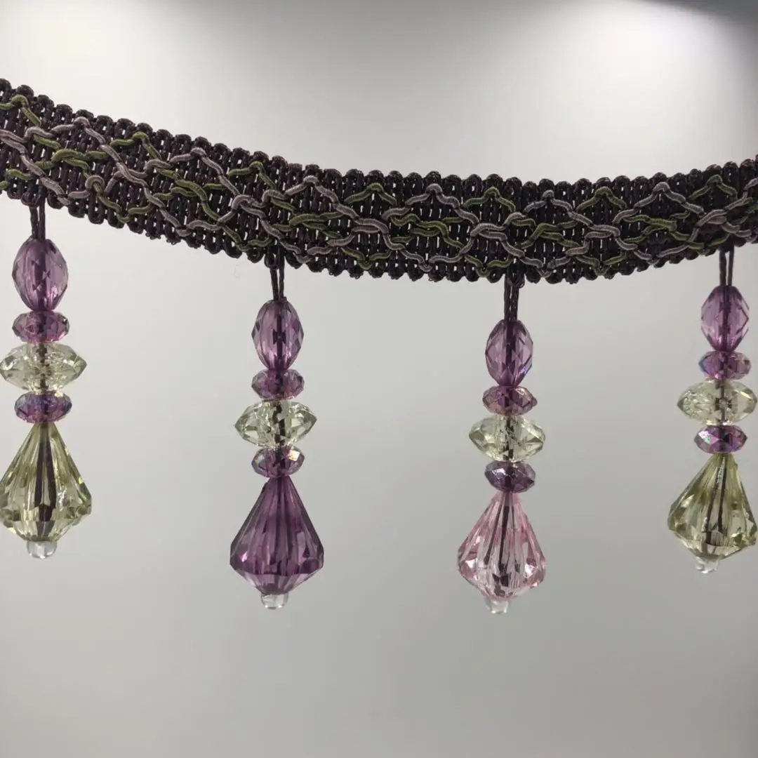 13Yard/Lot High Quality European styleBeads Lace Tassel Fringe Ball Curtain AccessoriesLace Trim Diy Free Delivery
13Yard/Lot High Quality European styleBeads Lace Tassel Fringe Ball Curtain AccessoriesLace Trim Diy Free Delivery