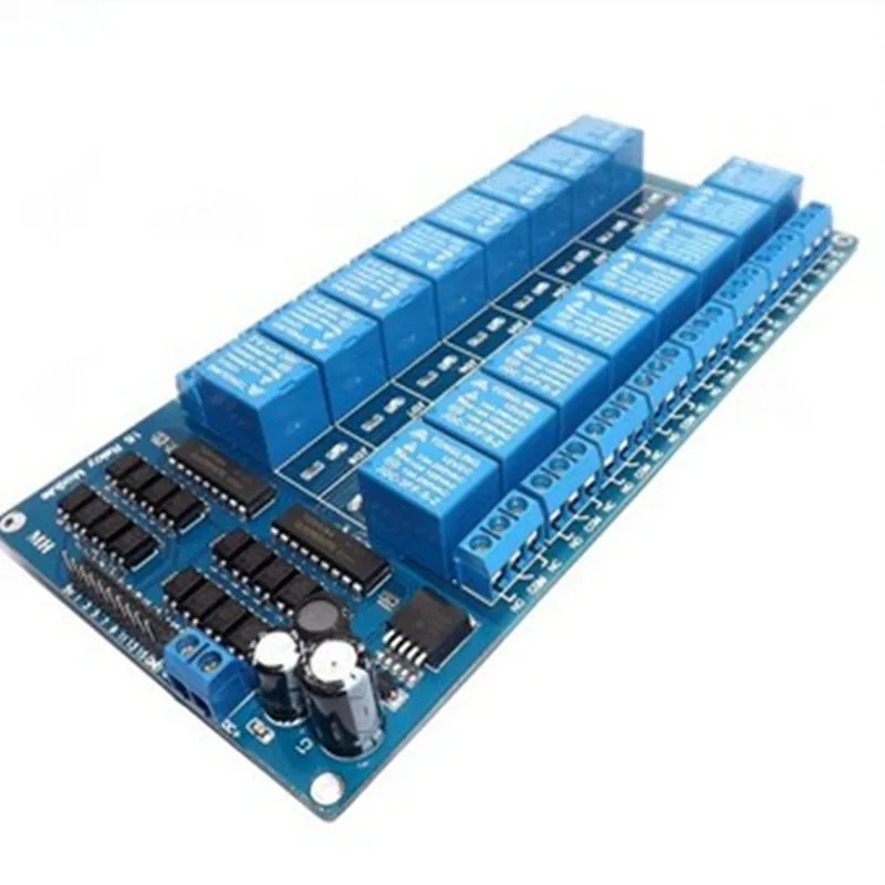 12V 16-way relay module control board, with optocoupler protection, with LM2576
12V 16-way relay module control board, with optocoupler protection, with LM2576